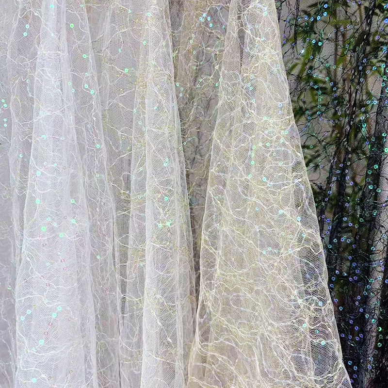 Embroidery Net Dress - 4 Colors French Tulle Evening Party