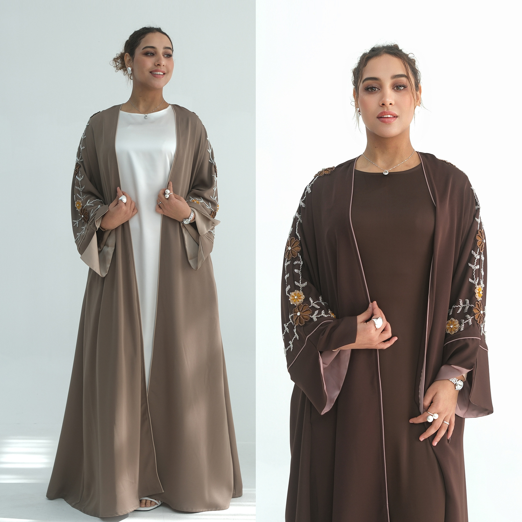 Embroidery Arabic - Eid Women Abaya Embroidery Beading Dubai