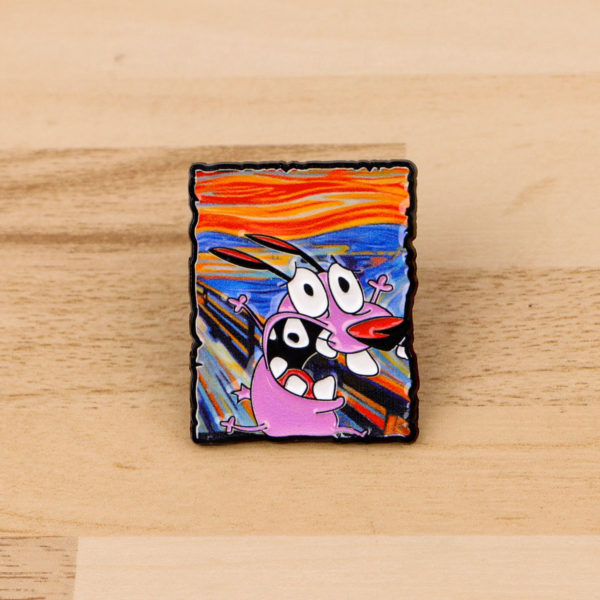 Embroidery Illustration - Art Oil Painting Enamel Pin Funny