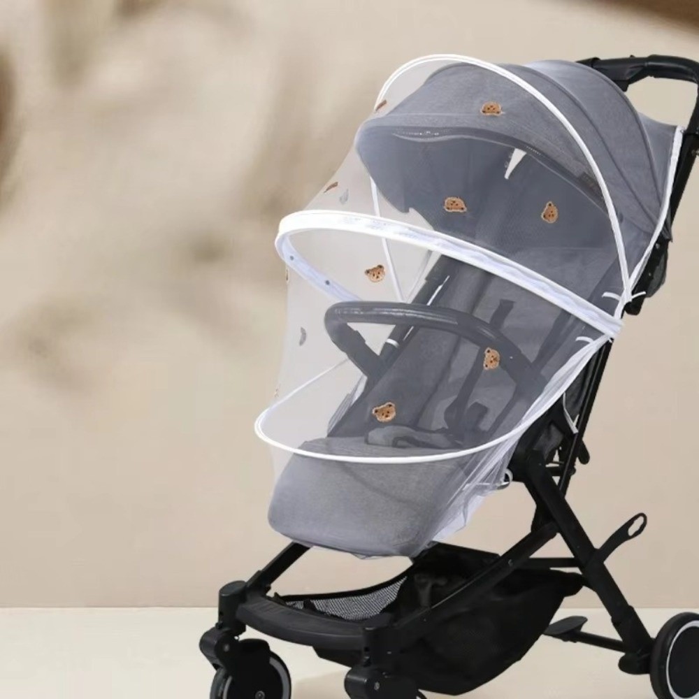 Embroidery Net Dress - New Ventilate Stroller Mosquito Net Mesh