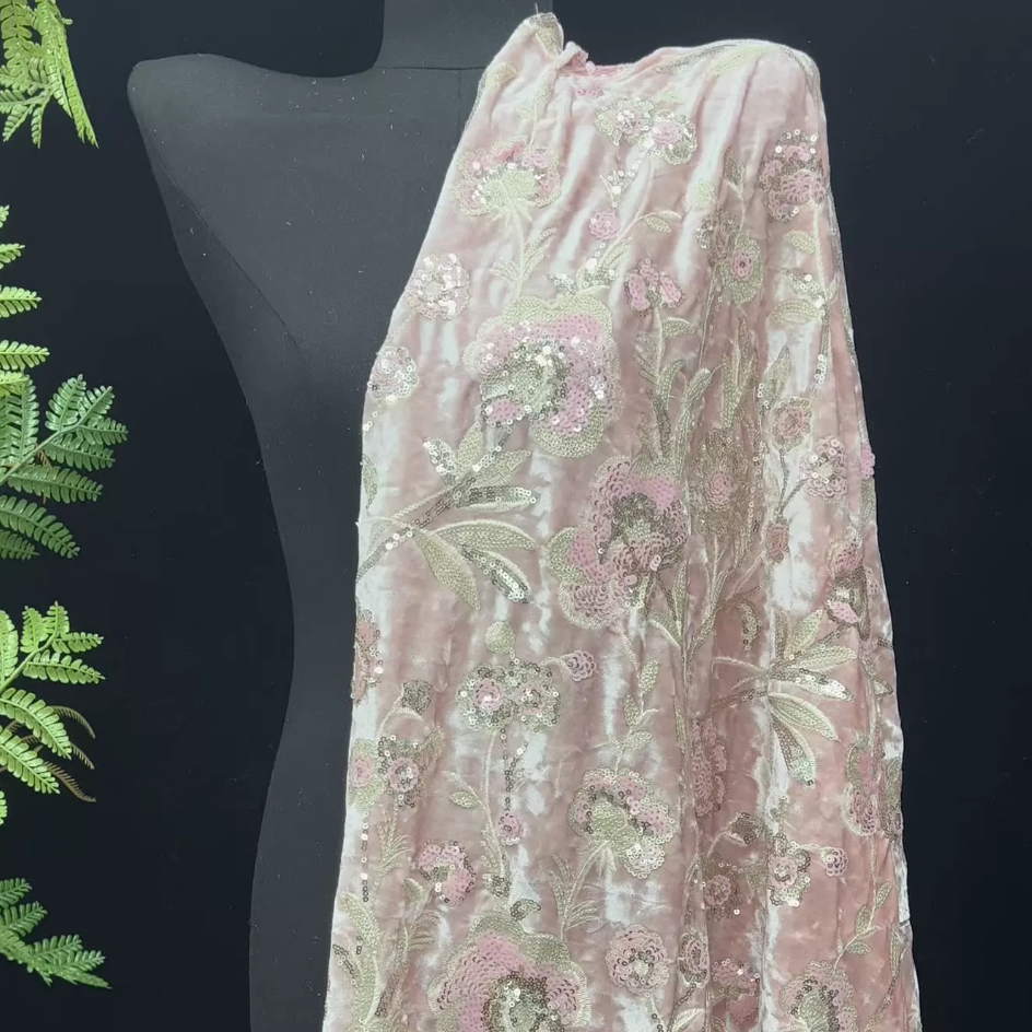 Embroidery Needle - 130cm Wide New Arrival Velvet Fabric