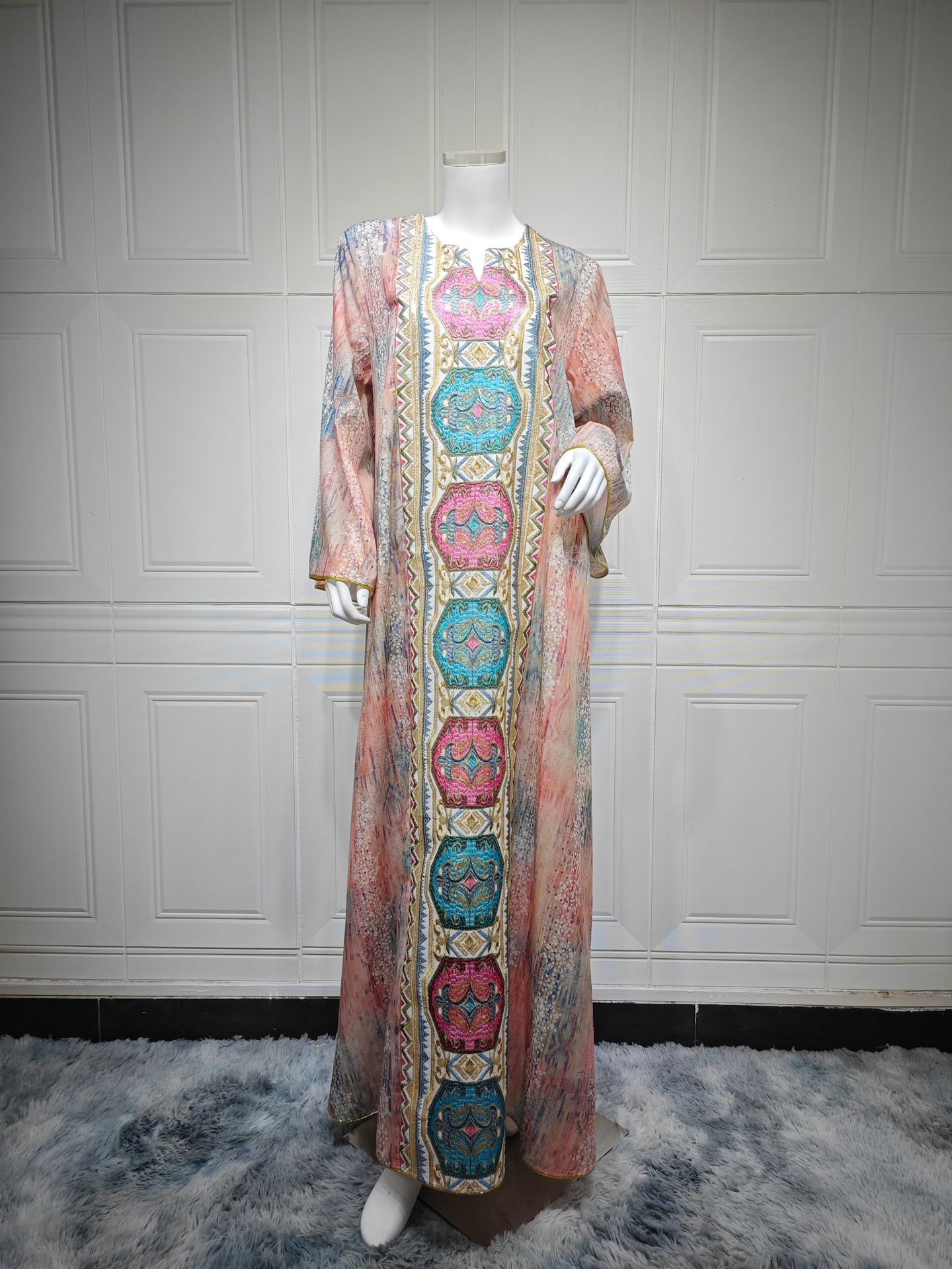 Embroidery Arabic - Ramadan Moroccan women's clothing Muslim Middle