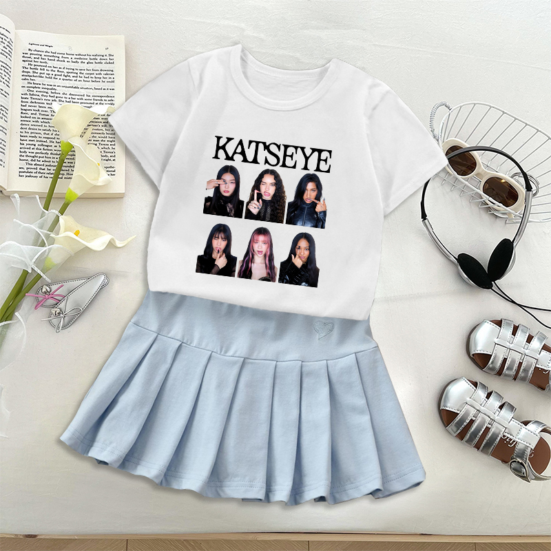 Fashion K POP K-KATSEYE T-shir - مراجعة Embroidery Shirt وسعره