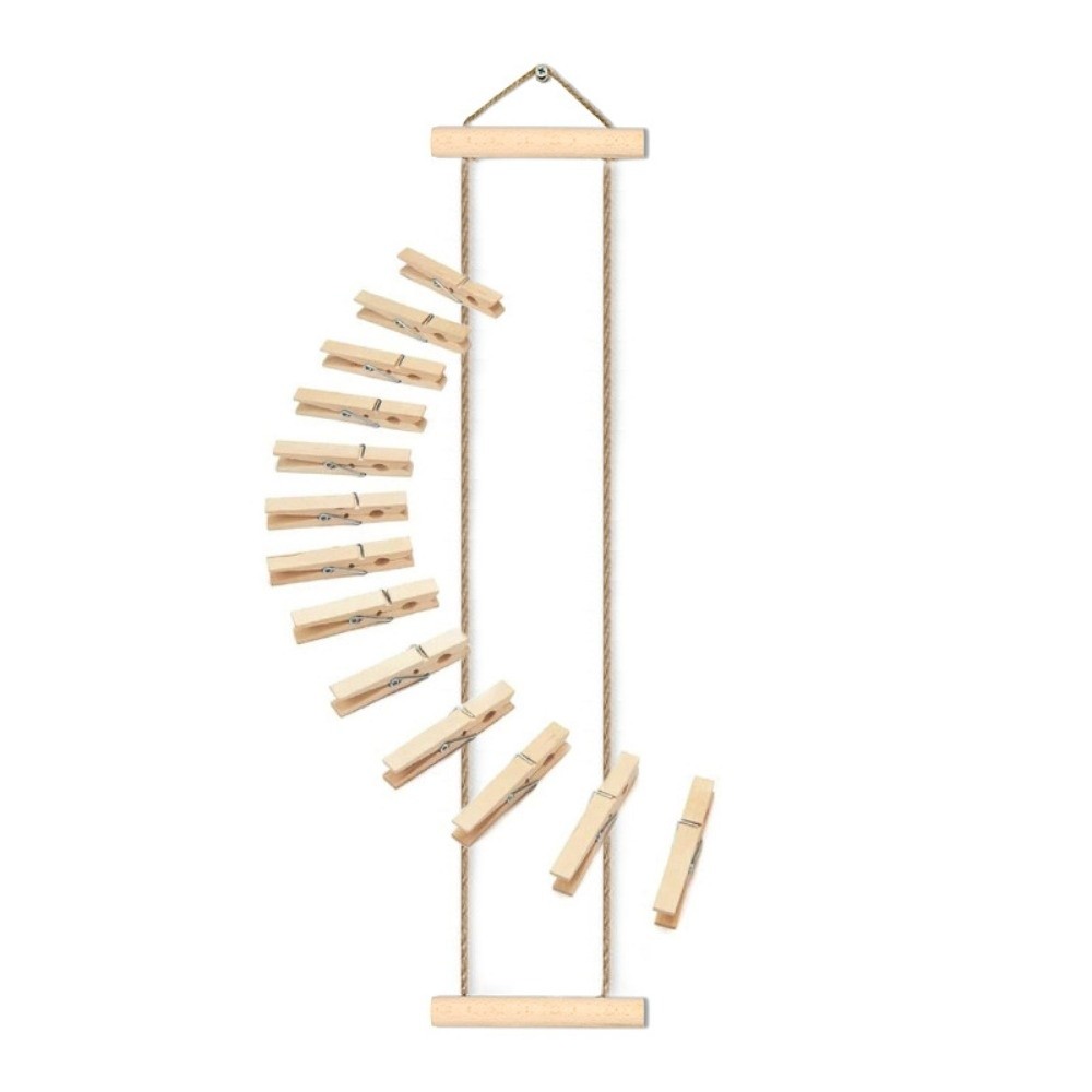 New Wooden Hanging Photo Clips - مراجعة Frame Display Wood وسعره