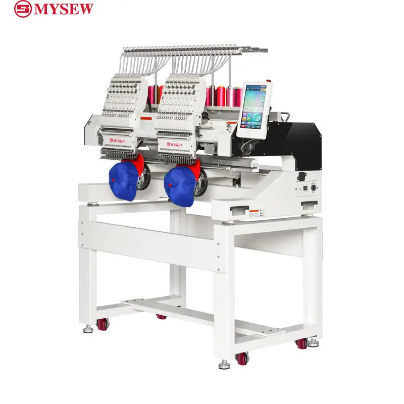 MYSEW MBC-1202/1502 2 Heads 12 - مراجعة Embroidery Machine Computerized وسعره