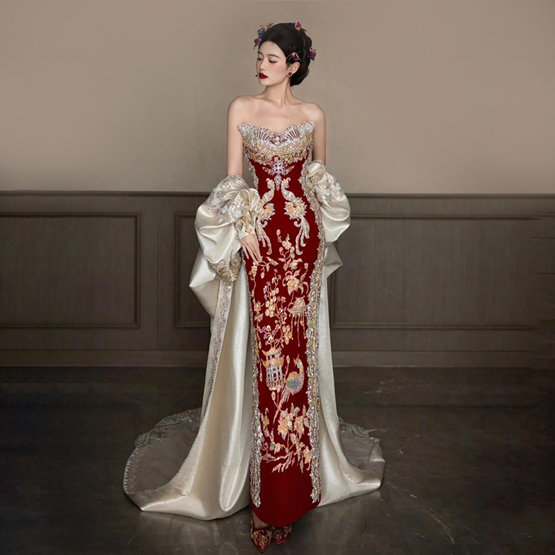 Xiuhe Clothing 2026 New Tube T - مراجعة Embroidery In Indonesia وسعره