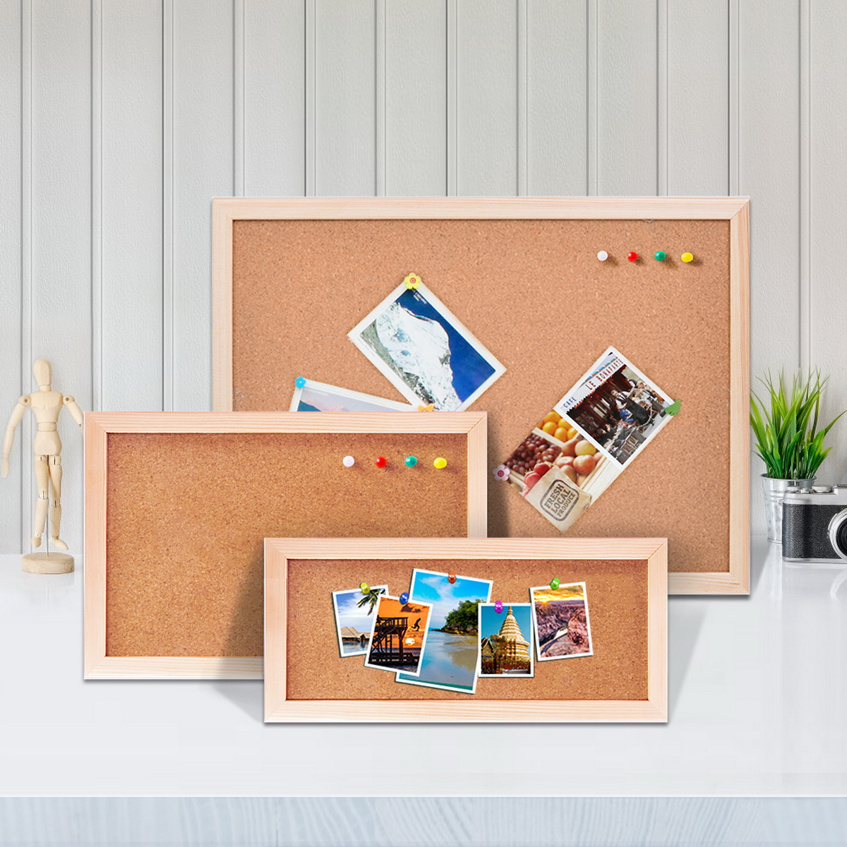 Vintage Pine Wood Frame Cork B - مراجعة Frame Display Wood وسعره