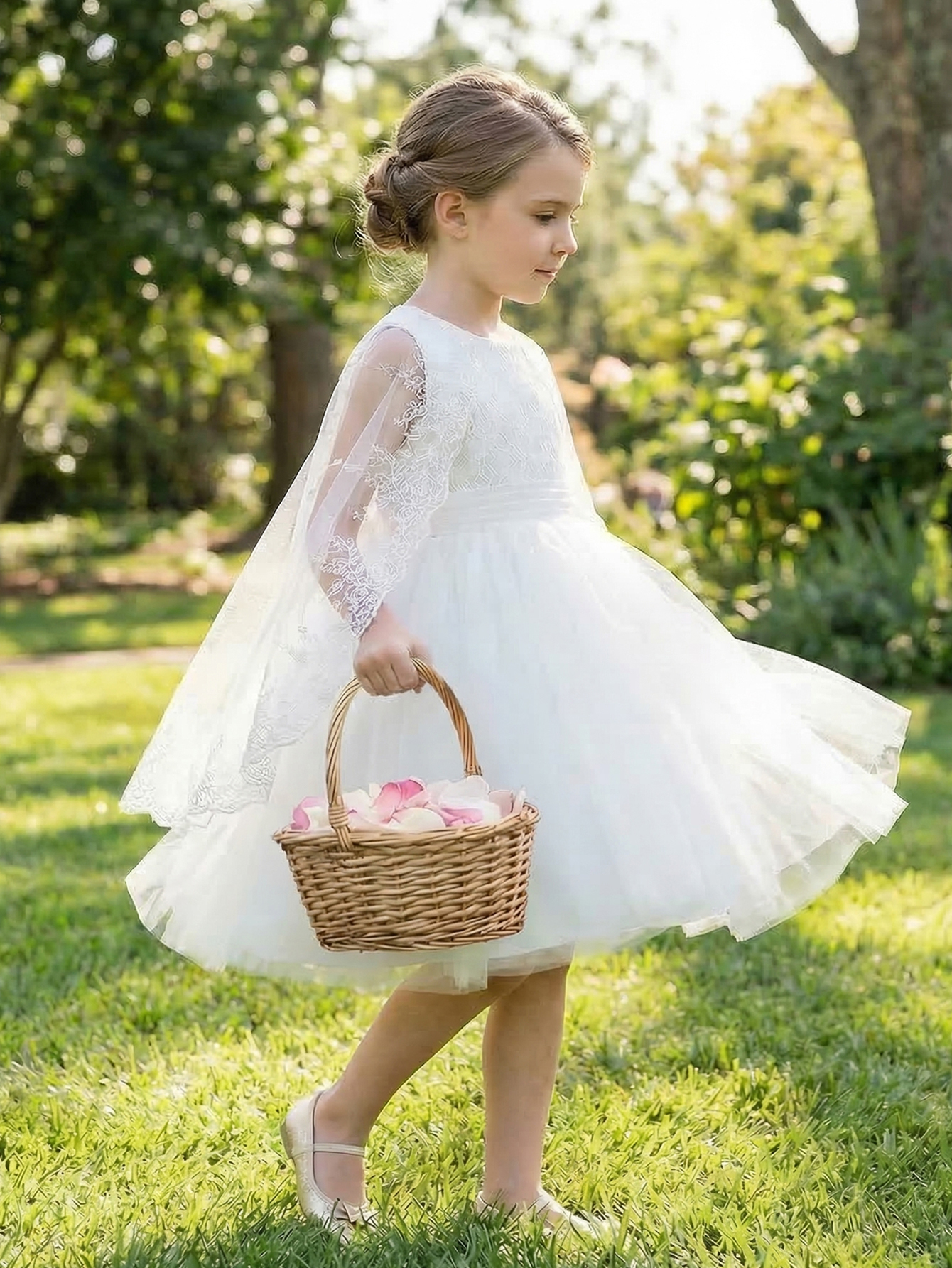 White Formal Wedding Gown for  - مراجعة Embroidery Net Dress وسعره