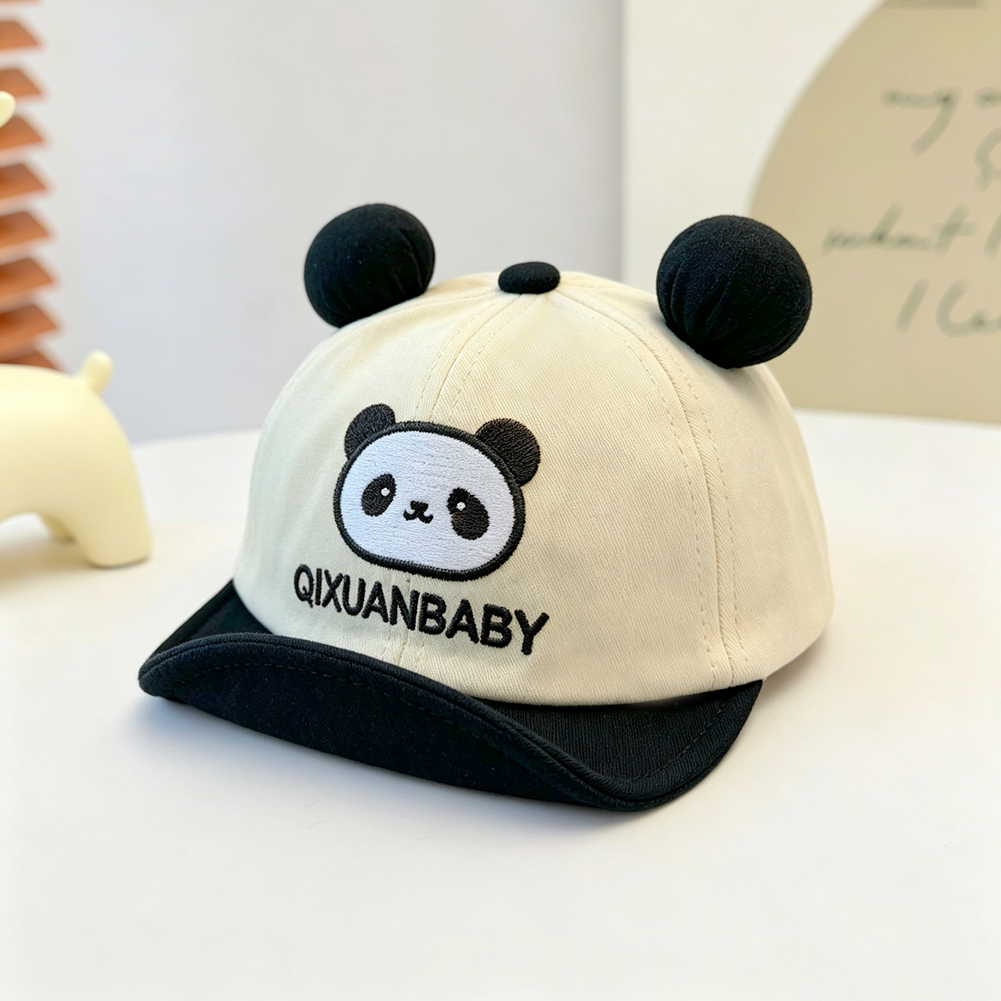 Children's double-round ball e - مراجعة Embroidery Cap وسعره