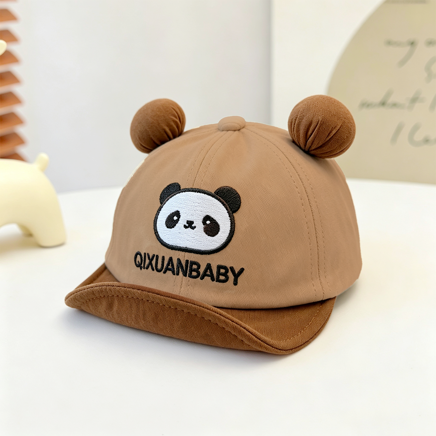 Children's double-round ball e - مراجعة Embroidery Cap وسعره
