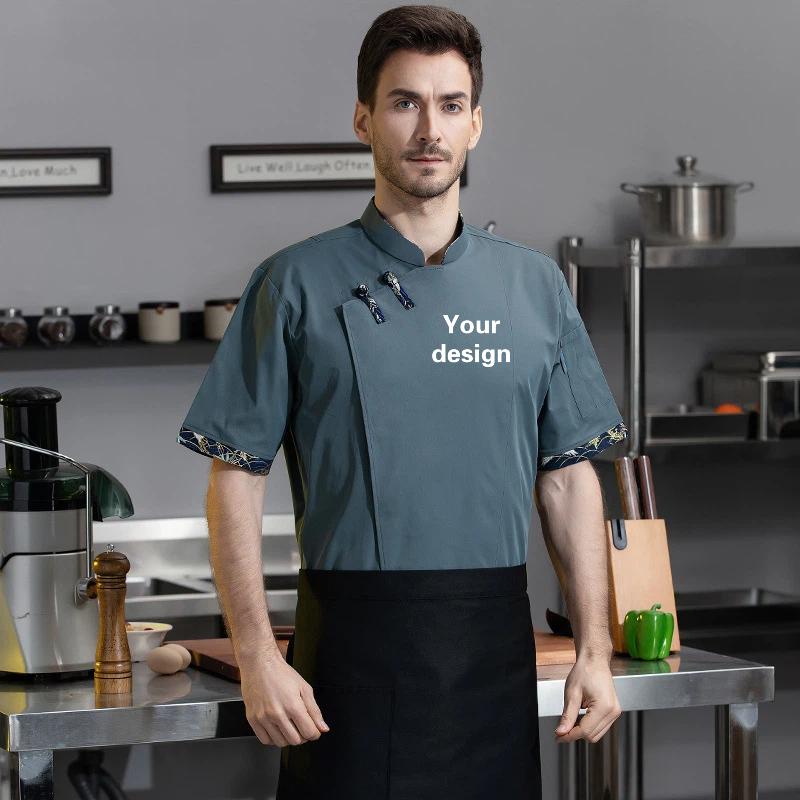 Summer Catering Short Sleeve B - مراجعة Embroidery Kitchen وسعره