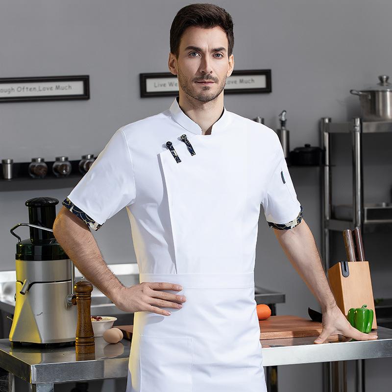 Summer Catering Short Sleeve B - مراجعة Embroidery Kitchen وسعره