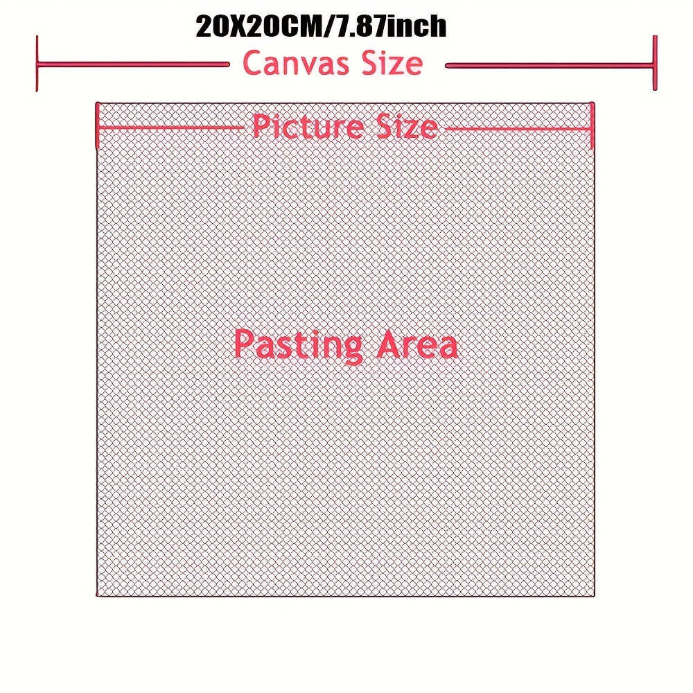 1pc Blank Canvas 5D Round Diam - مراجعة Embroidery Ideas وسعره