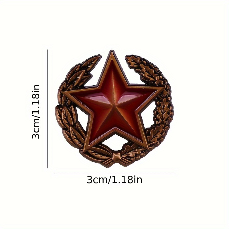 1pc Belarusian Red Star Emblem - مراجعة Embroidery Legacy وسعره