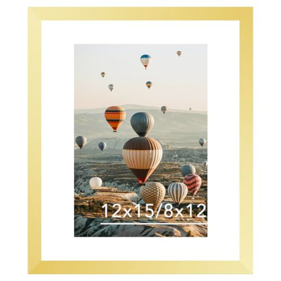 12x15 Picture Frame with Mat,  - مراجعة Frame Display Wood وسعره