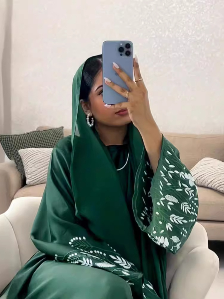 Turkey Emboridery Abaya for Wo - مراجعة Embroidery Arabic وسعره
