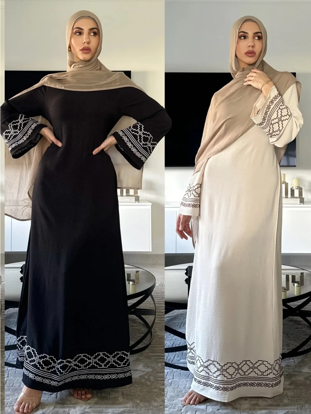 Eid Embroidery Muslim Dress fo - مراجعة Embroidery Arabic وسعره