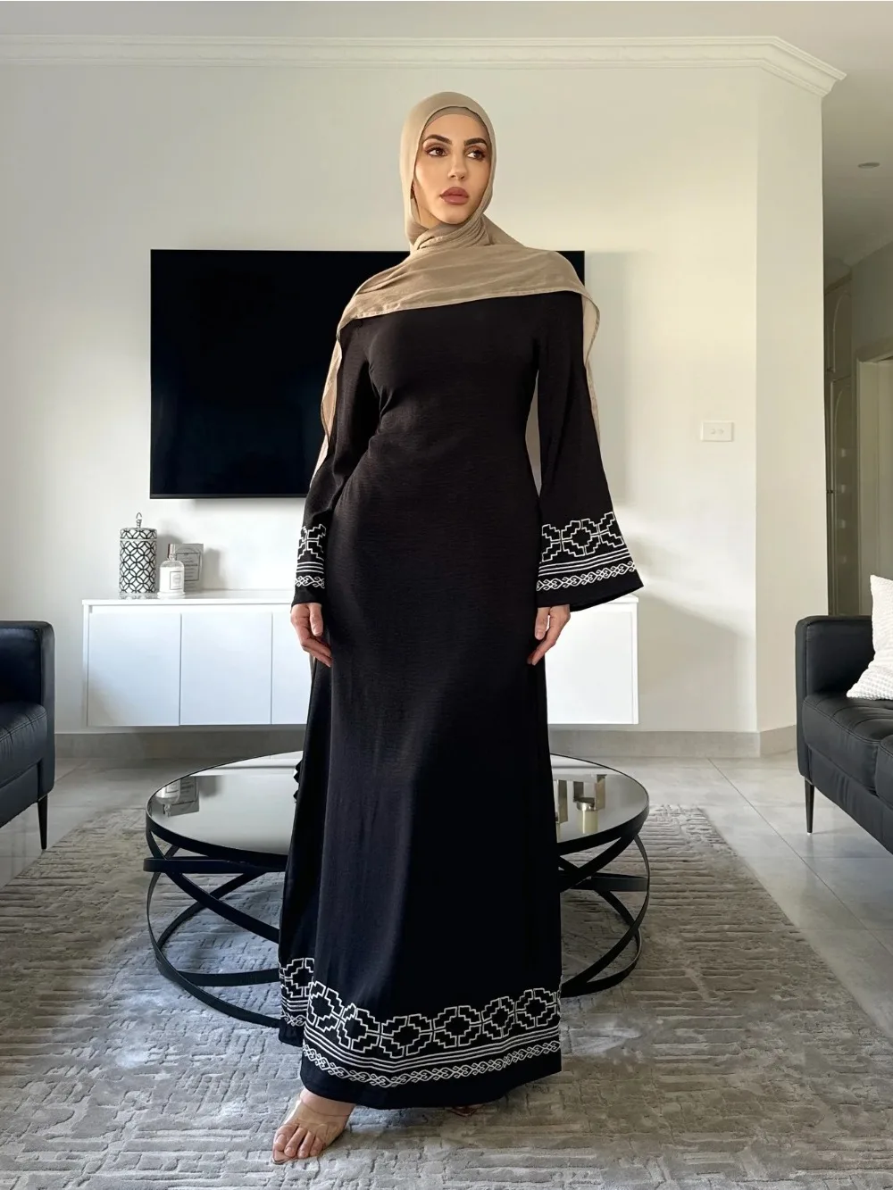 Eid Embroidery Muslim Dress fo - مراجعة Embroidery Arabic وسعره