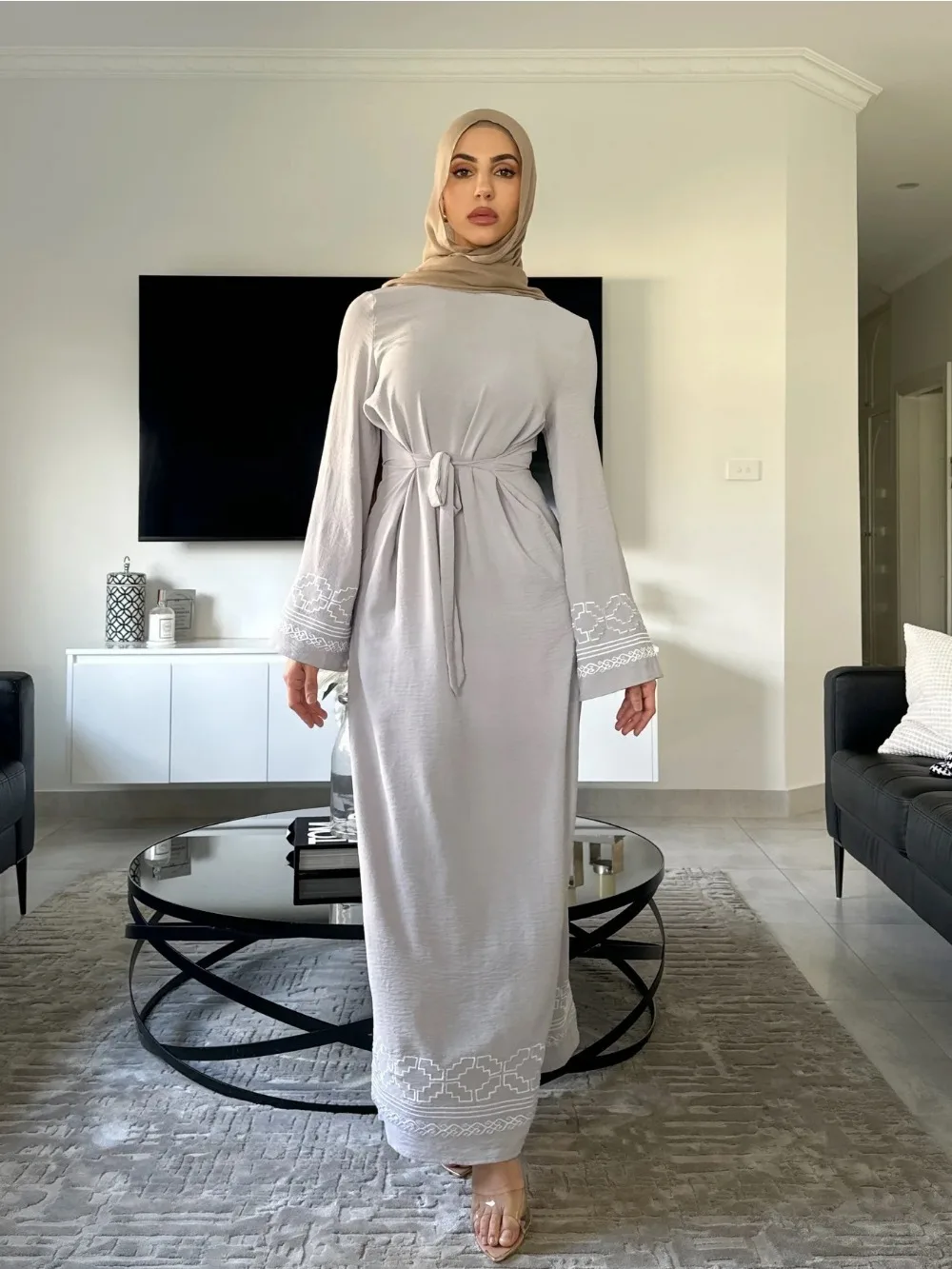 Eid Embroidery Muslim Dress fo - مراجعة Embroidery Arabic وسعره