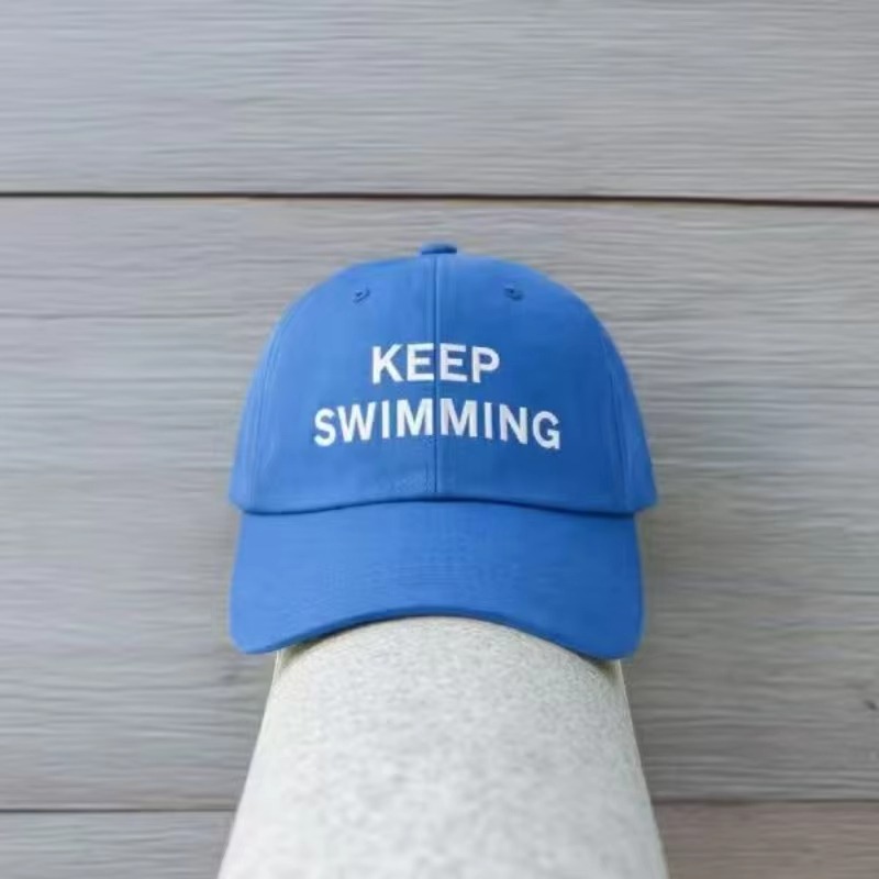 2026 Trendy keep Swimming New  - مراجعة Embroidery Cap وسعره
