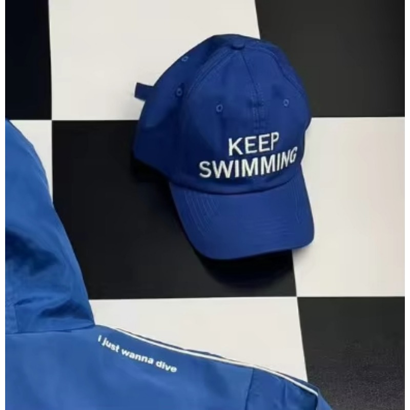 2026 Trendy keep Swimming New  - مراجعة Embroidery Cap وسعره