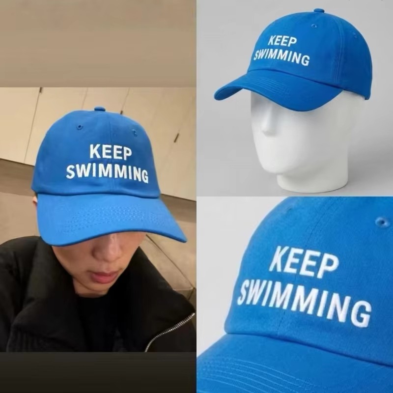 2026 Trendy keep Swimming New  - مراجعة Embroidery Cap وسعره