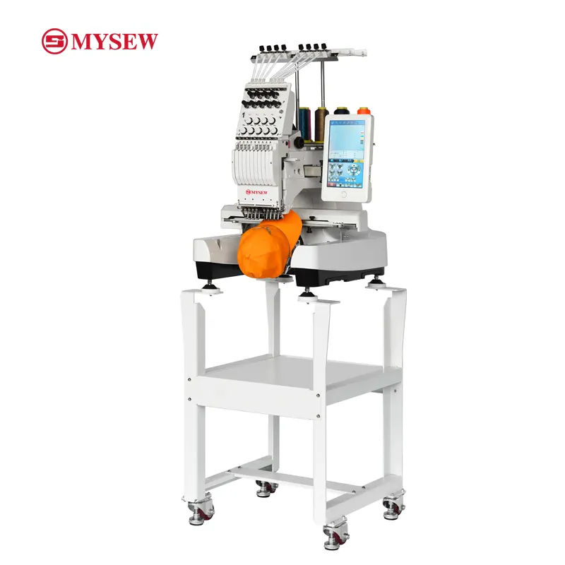 MYSEW MFS800  9  s Single Head - مراجعة Embroidery Machine Computerized وسعره