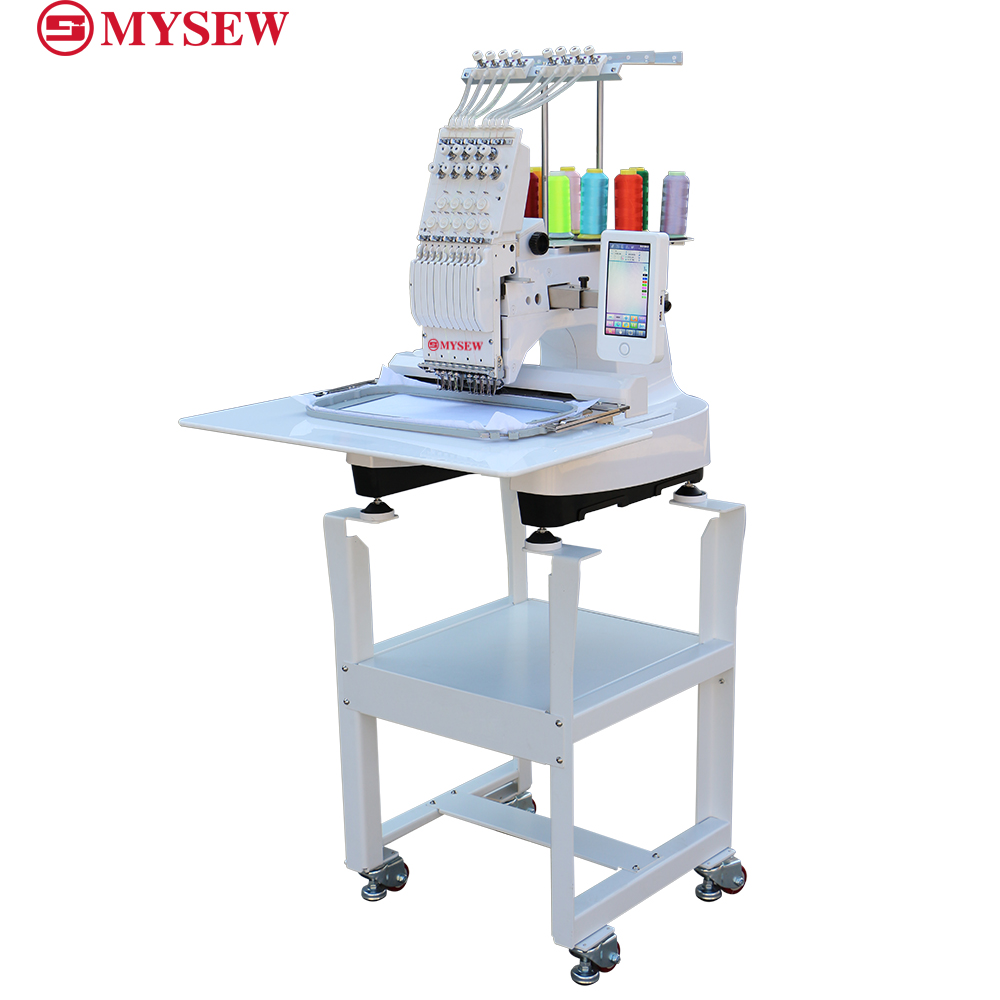 MYSEW MFS800  9  s Single Head - مراجعة Embroidery Machine Computerized وسعره