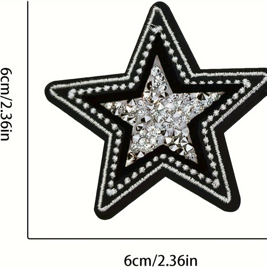 5 PCS Black and White Twinkle  - مراجعة Embroidery On Jeans وسعره