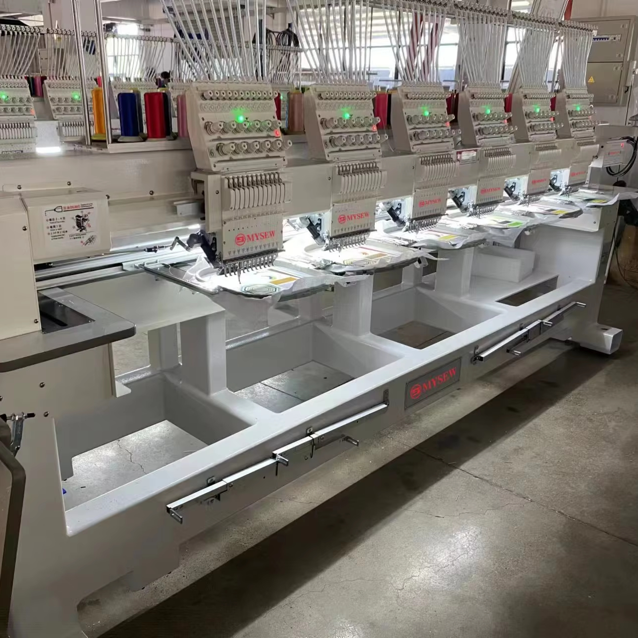 MFGS 1506 15  s 6 Head Automat - مراجعة Embroidery Machine Computerized وسعره