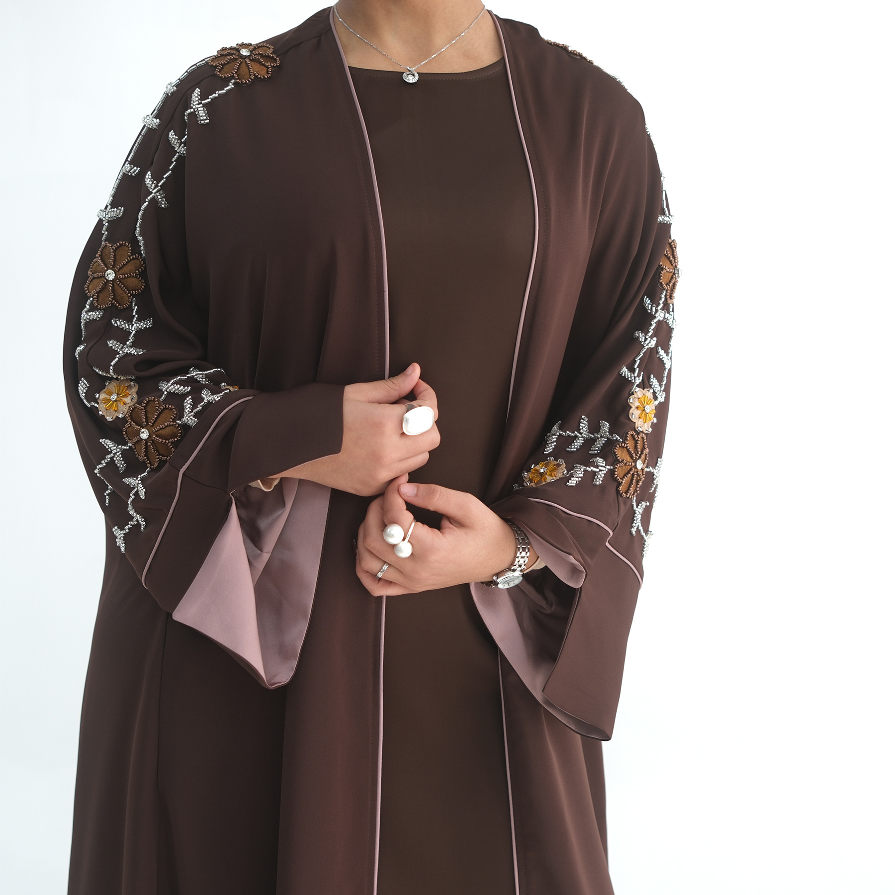 Eid Women Abaya Embroidery Bea - مراجعة Embroidery Arabic وسعره
