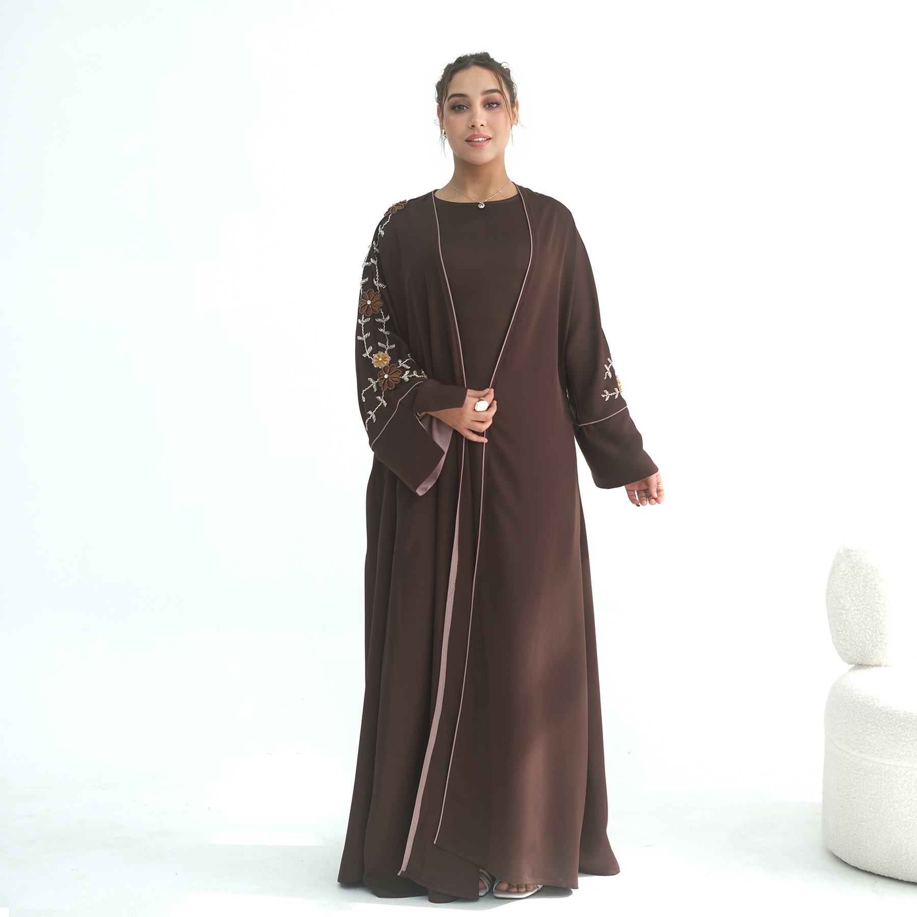 Eid Women Abaya Embroidery Bea - مراجعة Embroidery Arabic وسعره