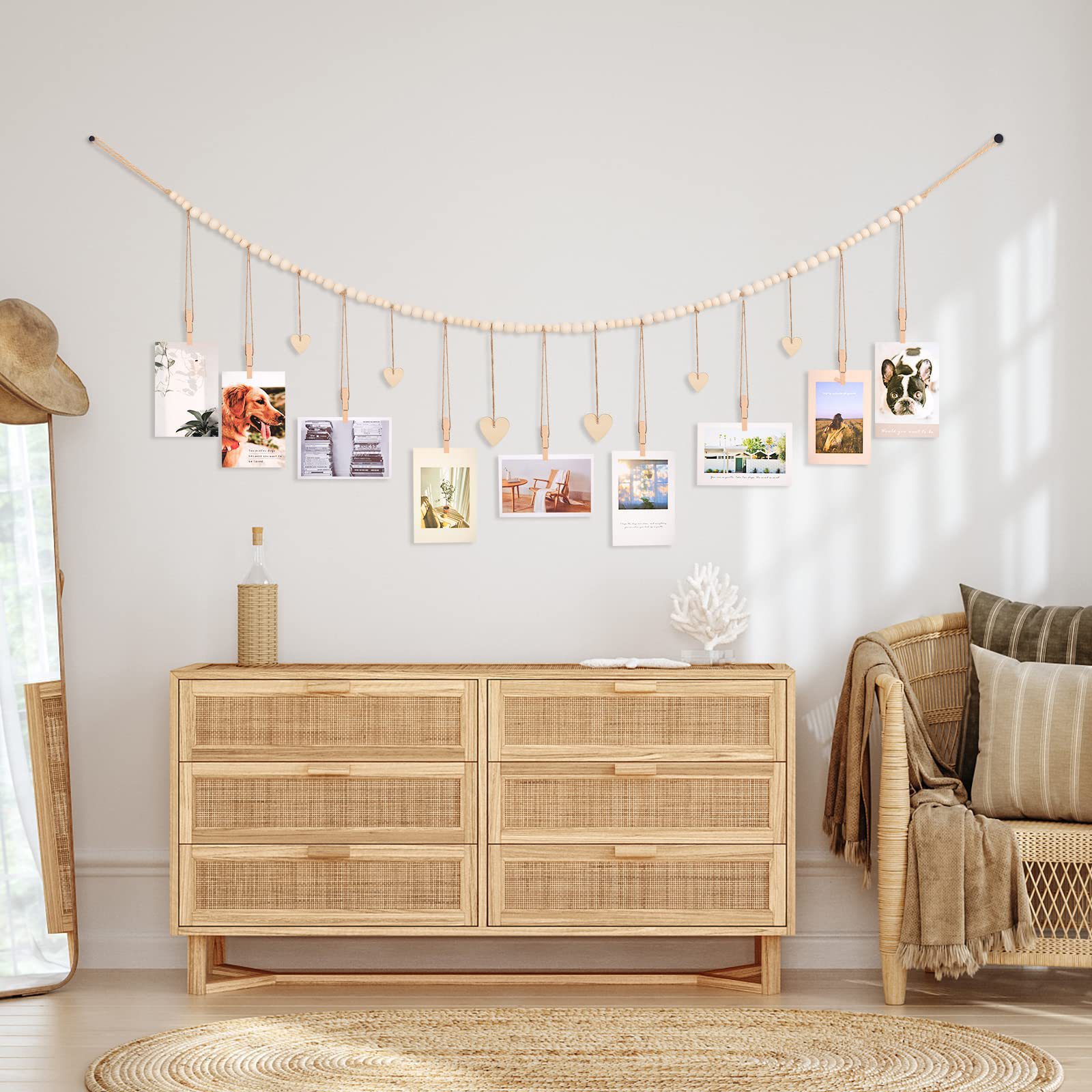 Hanging Photo Display Wall Dec - مراجعة Frame Display Wood وسعره