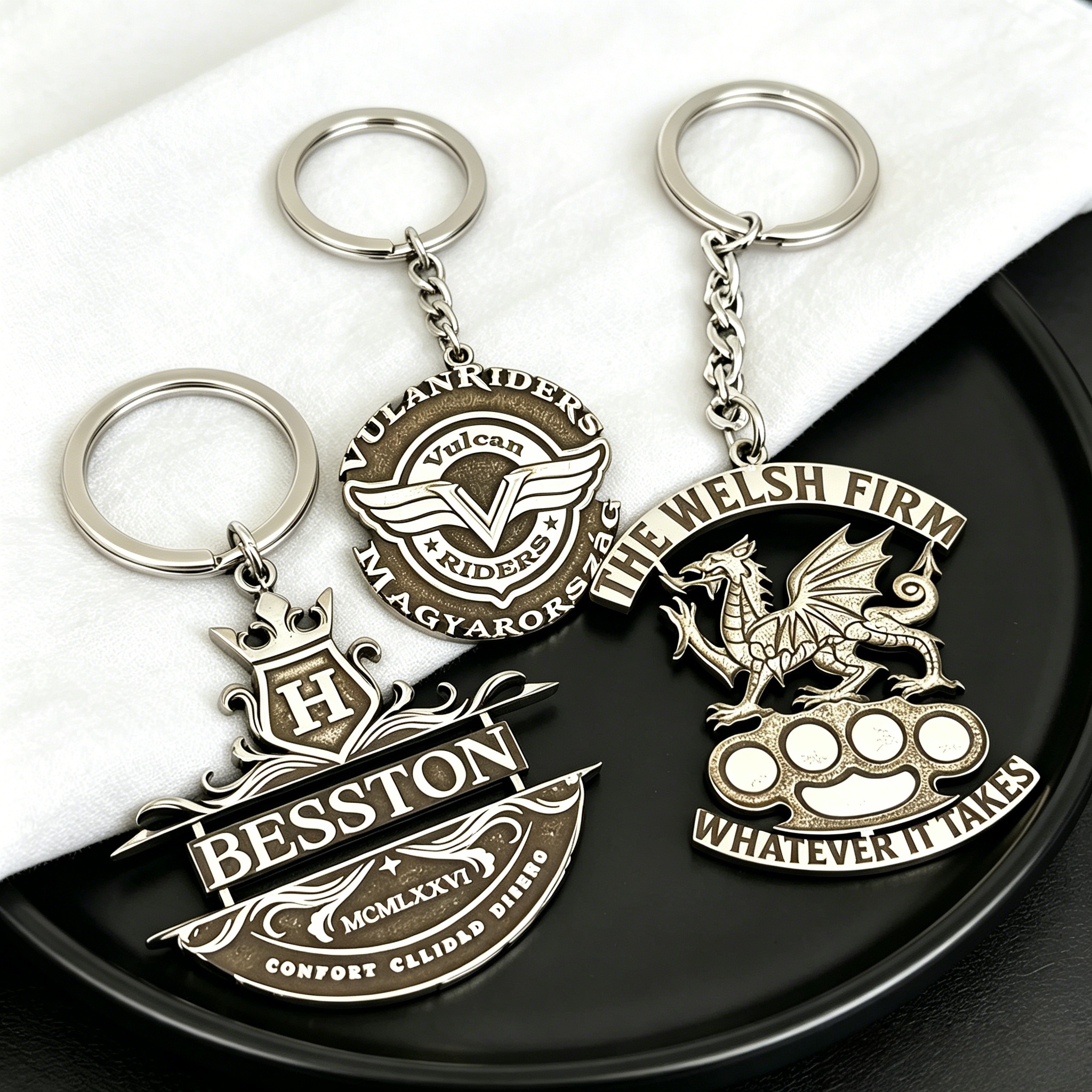 Custom Logo Keychain Vintage P - مراجعة Embroidery Legacy وسعره
