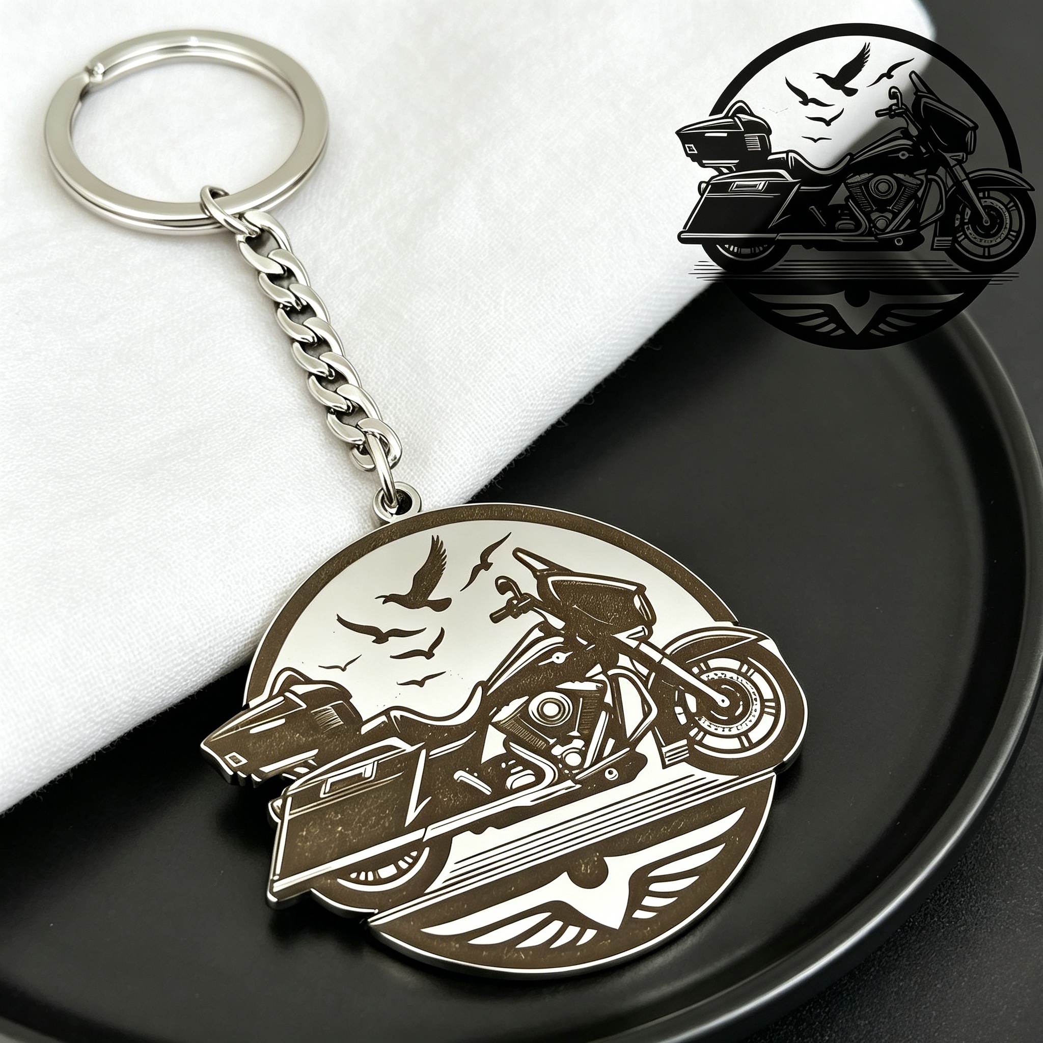 Custom Logo Keychain Vintage P - مراجعة Embroidery Legacy وسعره