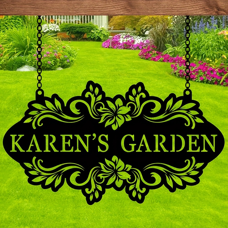 Custom Metal Art Sign with Nam - مراجعة Embroidery Writing وسعره