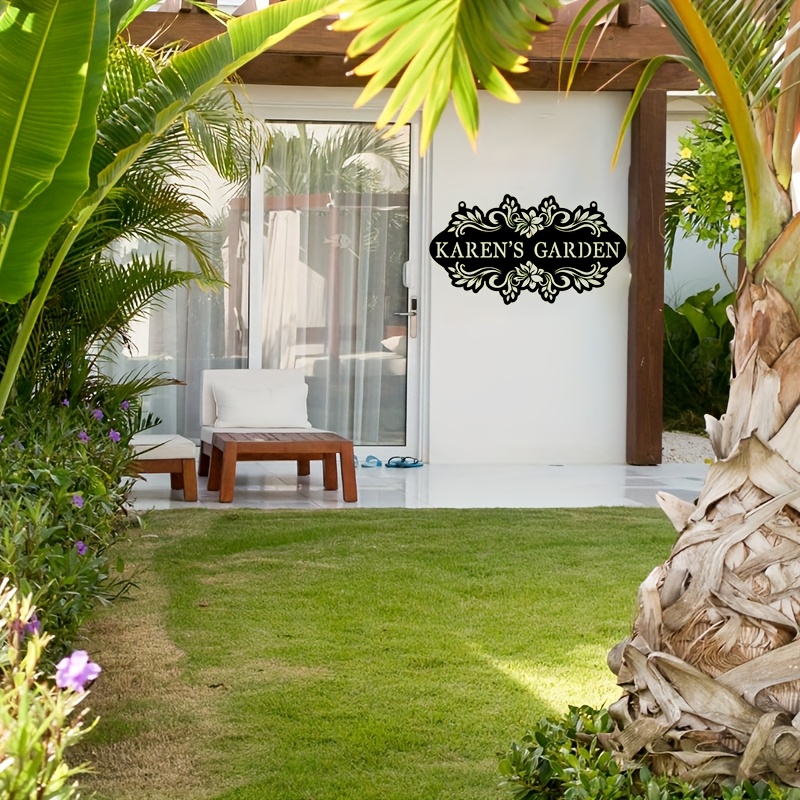 Custom Metal Art Sign with Nam - مراجعة Embroidery Writing وسعره