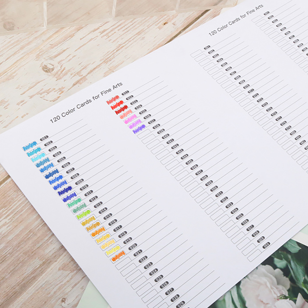 Art Color Card 120 Color Lead  - مراجعة Embroidery Writing وسعره