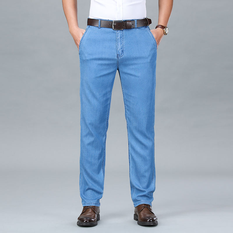 2026 New Spring Men's Light Bl - مراجعة Embroidery On Jeans وسعره