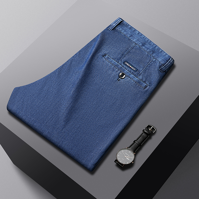 2026 New Spring Men's Light Bl - مراجعة Embroidery On Jeans وسعره