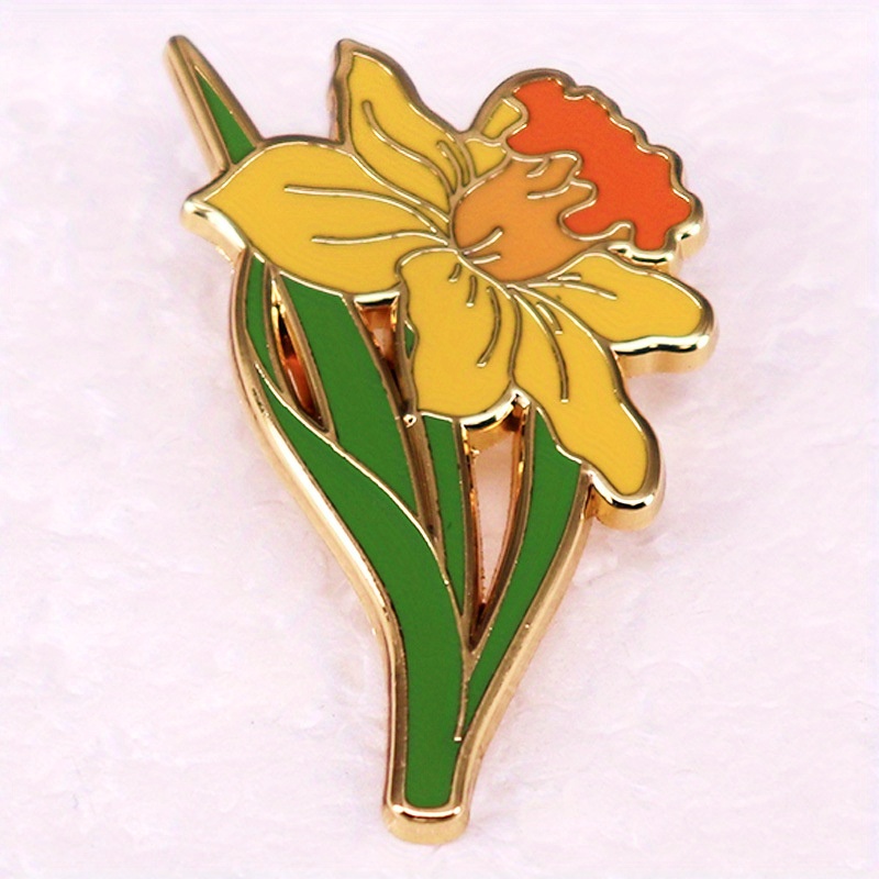 Yellow Daffodil Brooch Herbace - مراجعة Embroidery Legacy وسعره