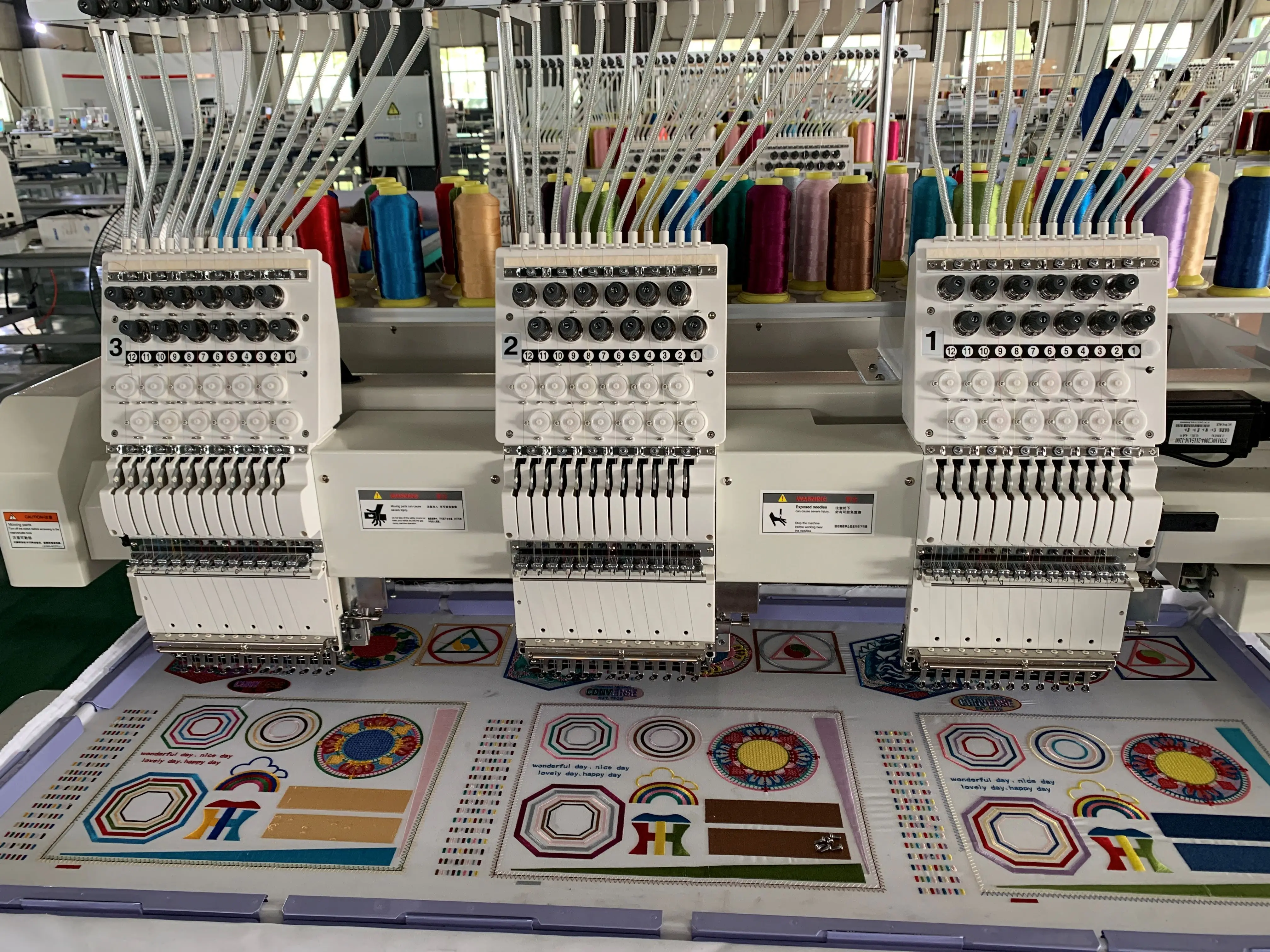 2025 Style 3-Head Computerized - مراجعة Embroidery Machine Computerized وسعره