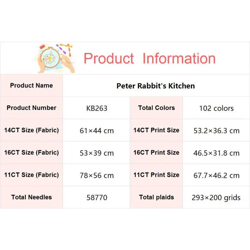 Rabbit's Kitchen Cartoon Anima - مراجعة Embroidery Kitchen وسعره