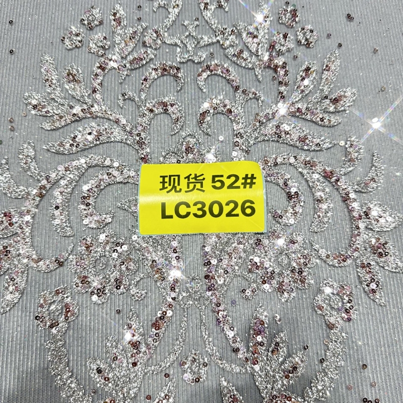 10 Yards Champagne Fadhion Des - مراجعة Embroidery Net Dress وسعره