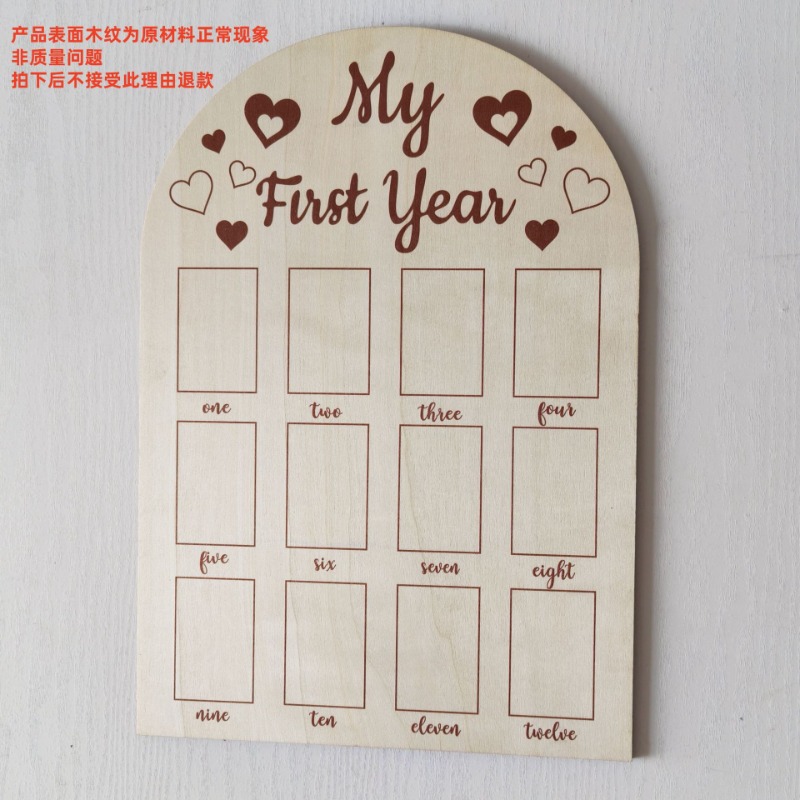 Wooden Baby Commemorative Phot - مراجعة Frame Display Wood وسعره