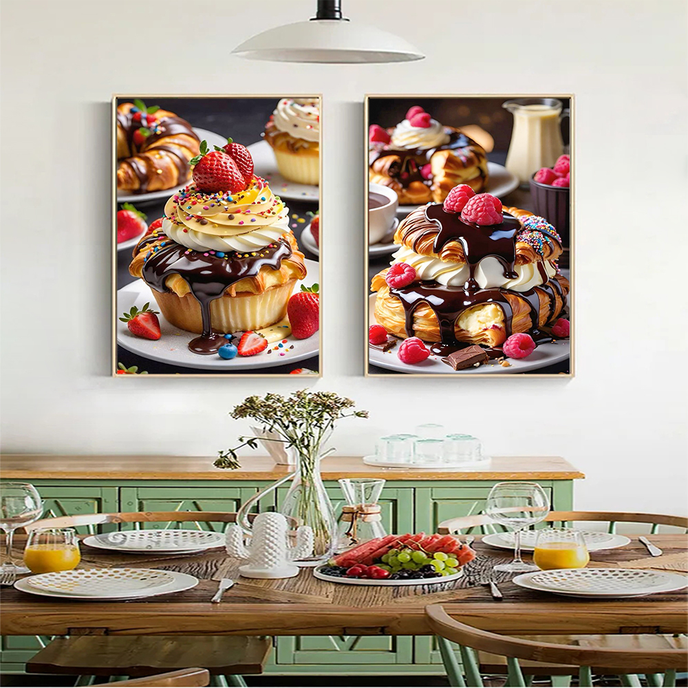 Delicious Cupcake Diamond Pain - مراجعة Embroidery Kitchen وسعره