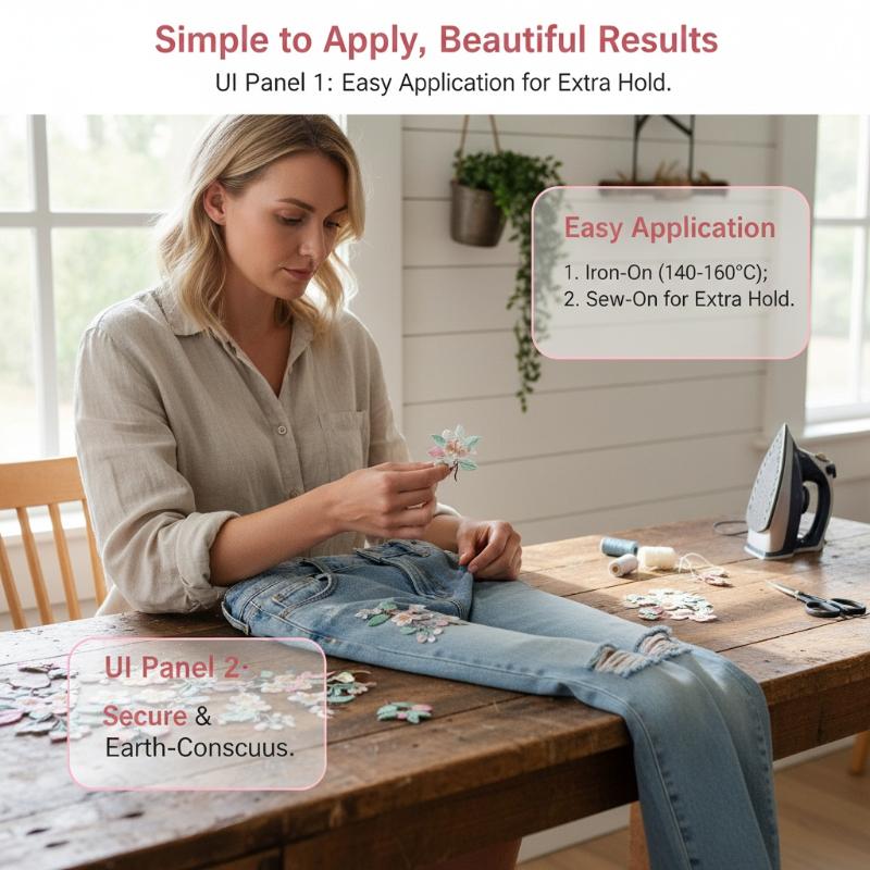 1Pcs Jacket Jeans Craft Access - مراجعة Embroidery On Jeans وسعره