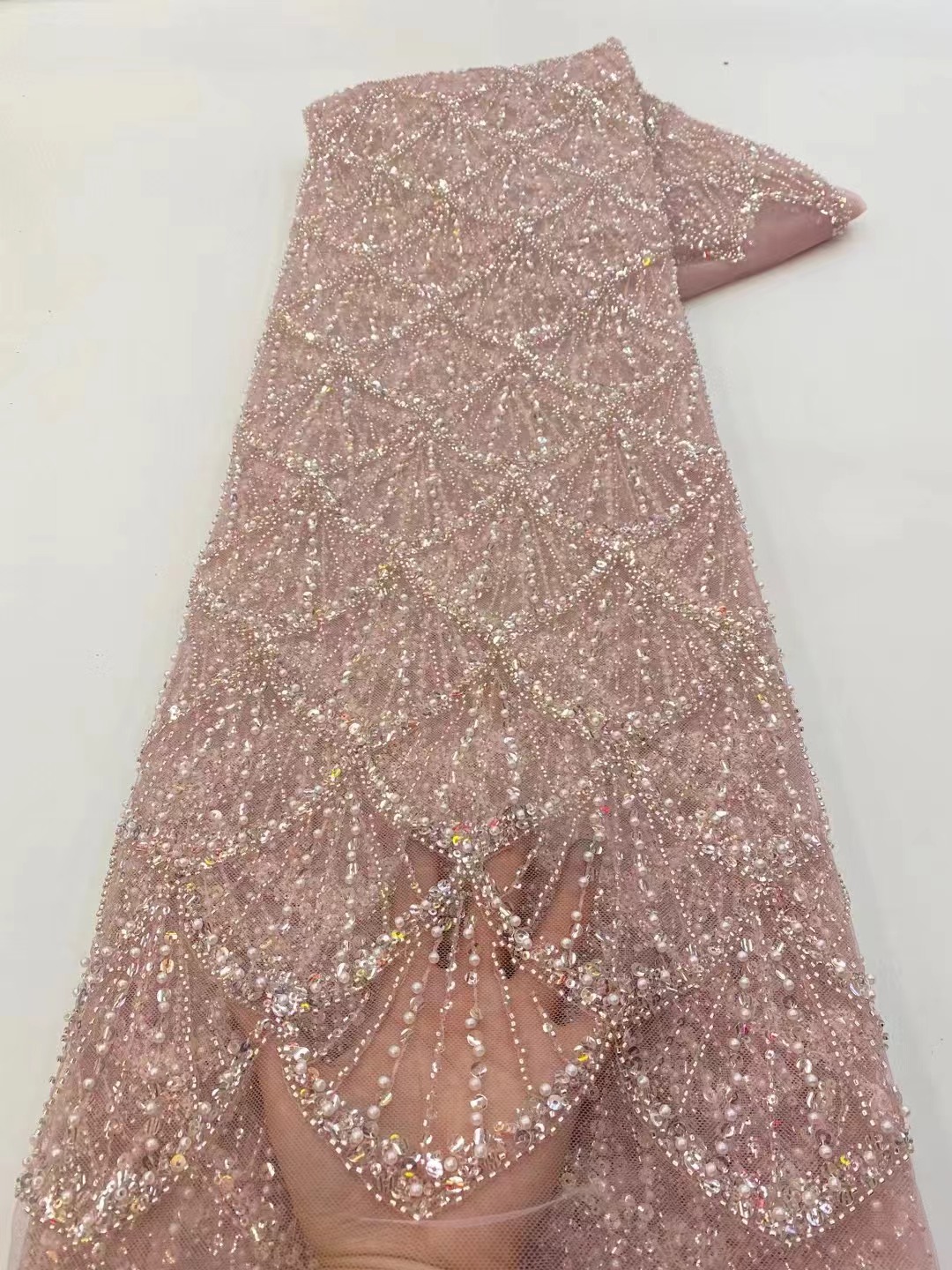 African Tulle Lace Fabric 2026 - مراجعة Embroidery Net Dress وسعره