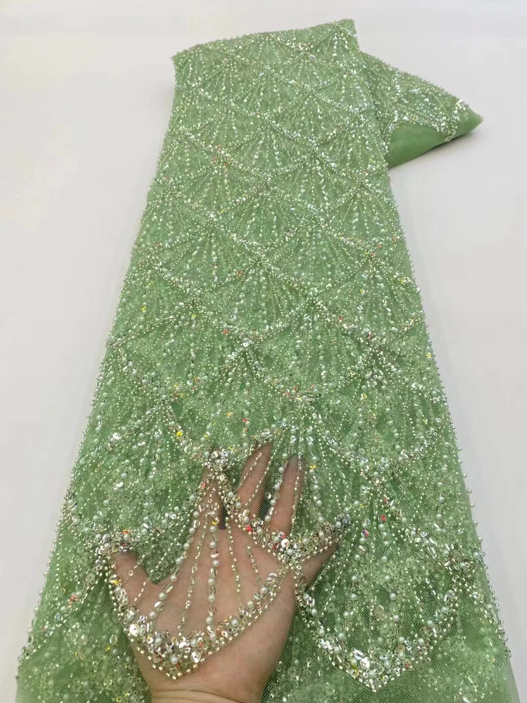 African Tulle Lace Fabric 2026 - مراجعة Embroidery Net Dress وسعره
