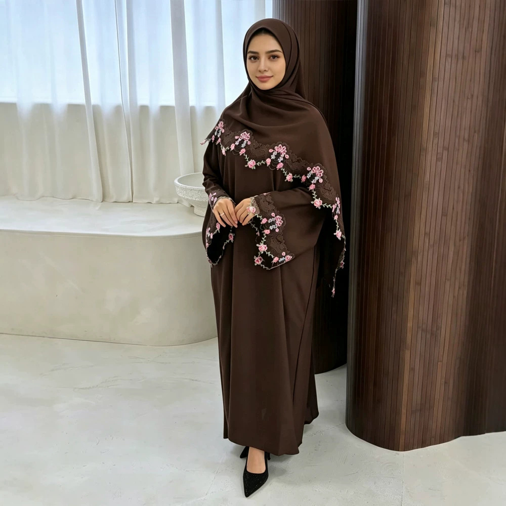 Eid Dress Women Muslim Abaya P - مراجعة Embroidery Arabic وسعره